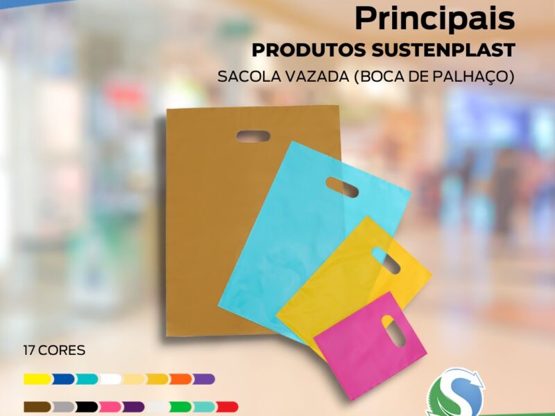 Sacolas e sacos plásticos