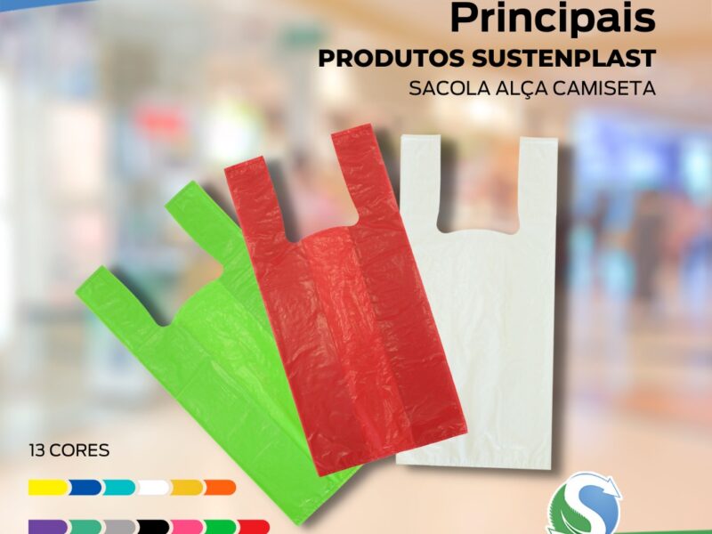 Sacolas e sacos plásticos